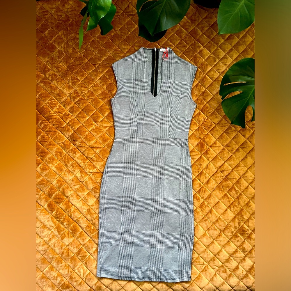 Black and white business dress